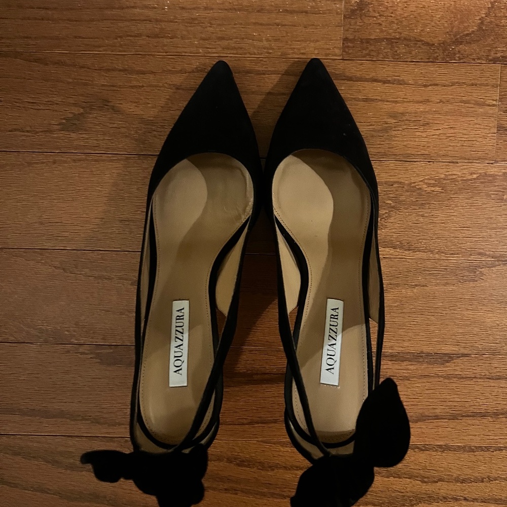 Aquazzura Deneuve Pumps “bow tie” pumps 85 mm